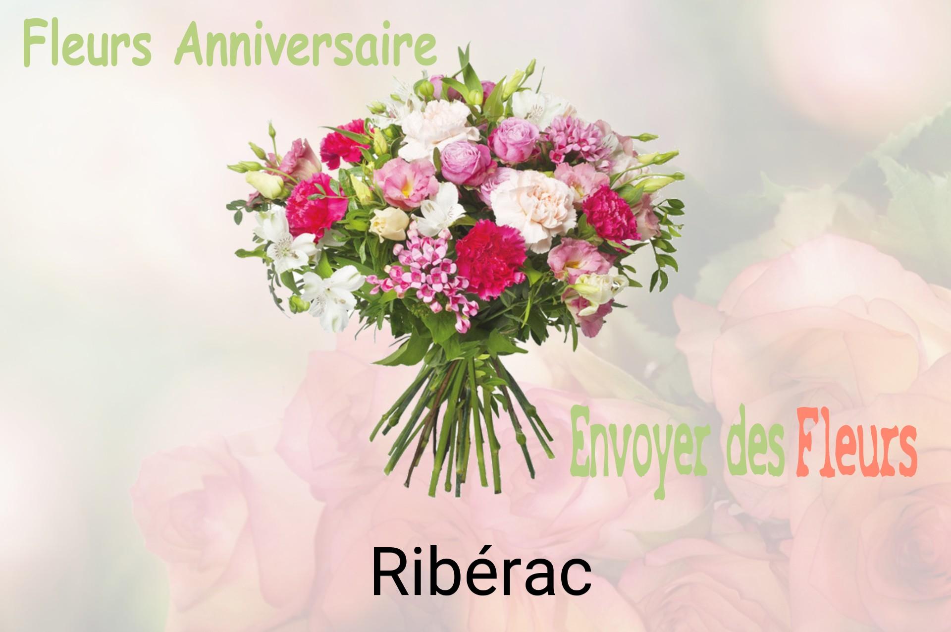 Bouquet de fleurs d’anniversaire livré à Ribérac